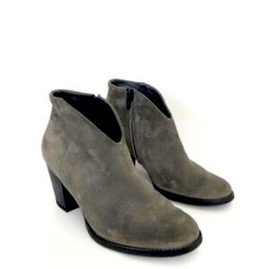 Paul Green grey suede ankle boots shoes booties size 7‎